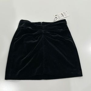 Zara new velvet skirt